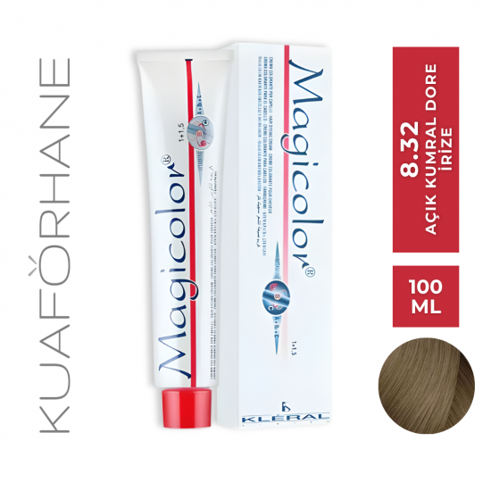 KLERAL MAGİCOLOR SAÇ BOYASI 100 ML 8.32 AÇIK KUMRAL DORE İRİZE