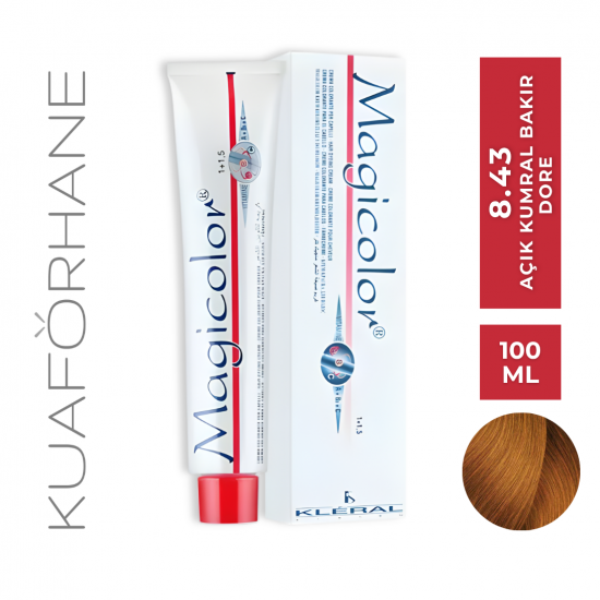 KLERAL MAGİCOLOR SAÇ BOYASI 100 ML 8.43 AÇIK KUMRAL BAKIR DORE