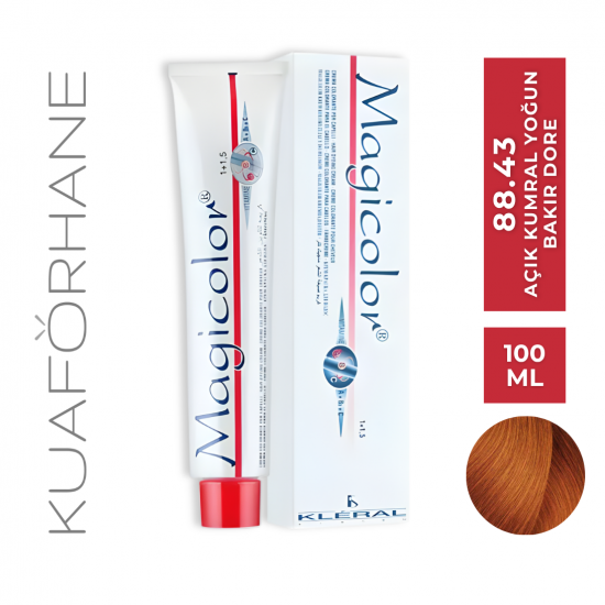 KLERAL MAGİCOLOR SAÇ BOYASI 100 ML 88.43 AÇIK KUMRAL YOĞUN BAKIR DORE