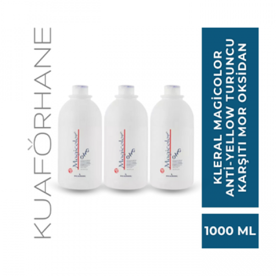KLERAL MAGİCOLOR ANTİ-YELLOW TURUNCU KARŞITI MOR OKSİDAN 1000 ML