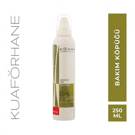 KYANA EVO ZEN MOUSSE GEL RESTORE EXTREME GÜÇLÜ TUTUCU ŞEKİLLENDİRİCİ BAKIM KÖPÜĞÜ 250 ML
