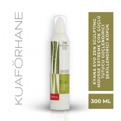 KYANA EVO ZEN SCULPTİNG MOUSSE EXTREME ÇOK GÜÇLÜ TUTUCU GÜÇLENDİRİCİ ŞEKİLLENDİRİCİ KÖPÜK 300 ML