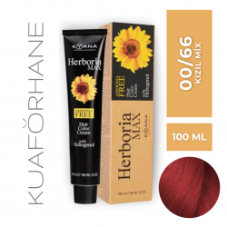 KYANA HERBORIA MAX  AMONYAKSIZ SAÇ BOYASI 100 ML  00/66  KIZIL MİX