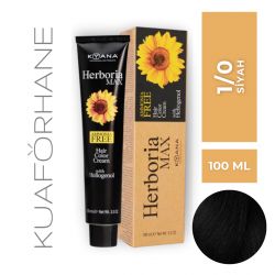 KYANA HERBORIA MAX  AMONYAKSIZ SAÇ BOYASI 100 ML  1/0  SİYAH