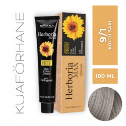 KYANA HERBORIA MAX  AMONYAKSIZ SAÇ BOYASI 100 ML  9/1  SARI KÜLLÜ