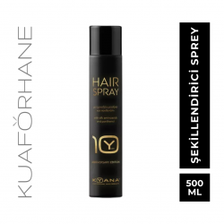 KYANA HAIR SPRAY 10 YEARS ANNIVERSARY EDITION GÜÇLÜ TUTUCU ŞEKİLLENDİRİCİ SPREY 500 ML