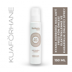 KYANA HERBORIA MAX  ANTİ FRİZZ FÖN ÖNCESİ ELEKTRİKLENME VE KABARIKLIK ÖNLEYİCİ SPREY 150 ML