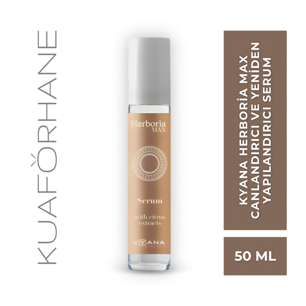 KYANA HERBORIA MAX CANLANDIRICI VE YENİDEN YAPILANDIRICI SERUM 50 ML