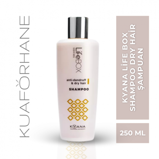 KYANA LİFE BOX SHAMPOO DRY HAİR KURU YIPRANMIŞ VE KEPEKLİ SAÇLAR İÇİN ŞAMPUAN 250 ML