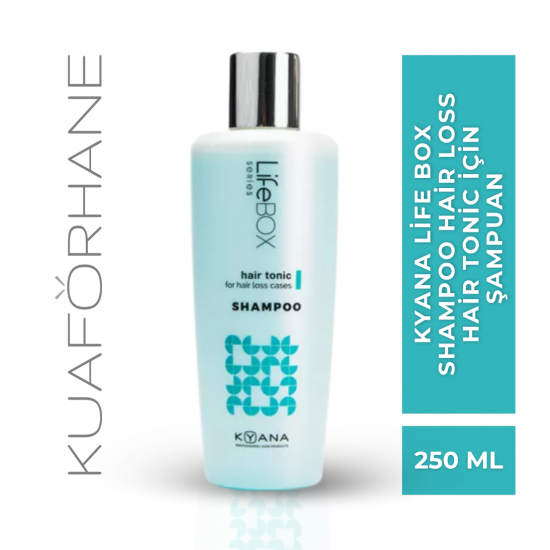 KYANA LİFE BOX SHAMPOO HAİR LOSS HAİR TONİC  YIPRANMIŞ VE DÖKÜLEN SAÇLAR İÇİN ŞAMPUAN 250 ML