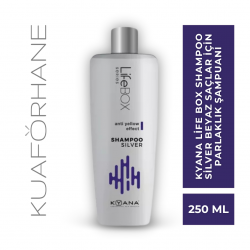 KYANA LİFE BOX SILVER BEYAZ VE GRİ SAÇLAR İÇİN PARLAKLIK ŞAMPUANI 250 ML