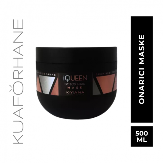 KYANA QUEEN AŞIRI İŞLEM GÖRMÜŞ YIPRANMIŞ SAÇLAR İÇİN ONARICI MASKE 500 ML