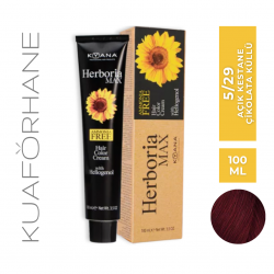 KYANA HERBORIA MAX AMONYAKSIZ SAÇ BOYASI 100 ML 5/29 AÇIK KESTANE ÇİKOLATA KÜLLÜ