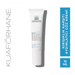 LA ROCHE-POSAY  HYALU B5 KIRIŞIKLIK KARŞITI AYDINLATICI GÖZ KREMİ 15 ML