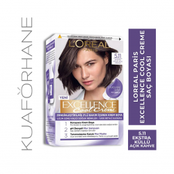 LOREAL PARIS EXCELLENCE COOL CREME 5.11 EKSTRA KÜLLÜ AÇIK KAHVE