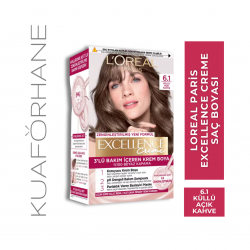LOREAL PARIS EXCELLENCE CREME 6.1 KÜLLÜ AÇIK KAHVE SAÇ BOYASI