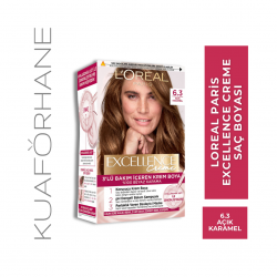 LOREAL PARIS EXCELLENCE CREME 6.3 AÇIK KARAMEL SAÇ BOYASI