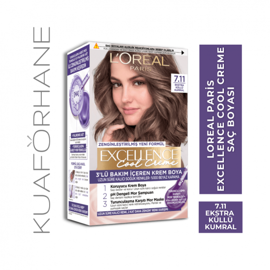 LOREAL PARIS EXCELLENCE COOL CREME 7.11 EKSTRA KÜLLÜ KUMRAL