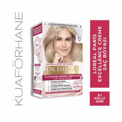 LOREAL PARIS EXCELLENCE CREME 9.1 KÜLLÜ SARI SAÇ BOYASI