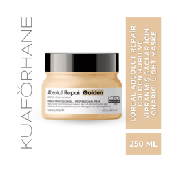 LOREAL ABSOLUT REPAIR GOLDEN KURU VE YIPRANMIŞ SAÇLAR İÇİN ONARICI LIGHT MASKE 250 ML