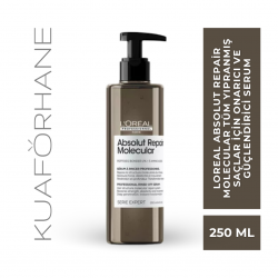 LOREAL ABSOLUT REPAIR MOLECULAR TÜM YIPRANMIŞ SAÇLAR İÇİN ONARICI VE GÜÇLENDİRİCİ SERUM 250 ML