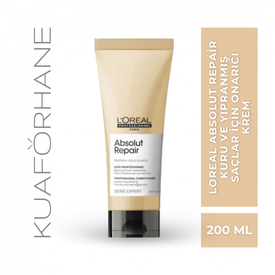 LOREAL ABSOLUT REPAIR  KURU VE YIPRANMIŞ SAÇLAR İÇİN ONARICI KREM 200 ML