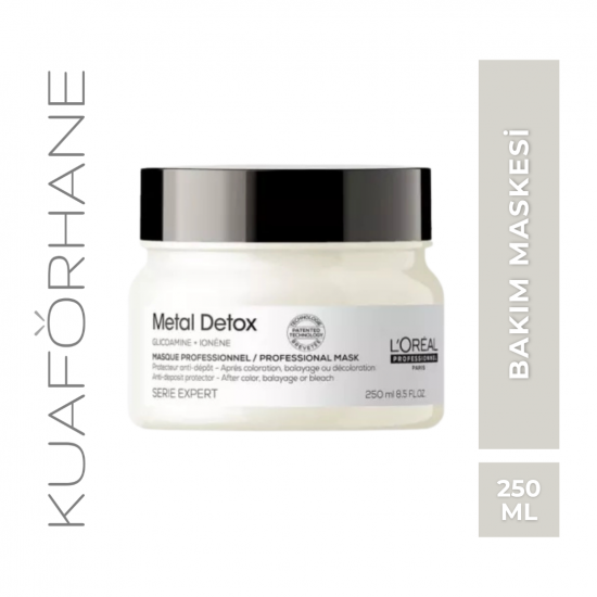 LOREAL METAL DETOX RENKLENDİRME SONRASI ARINDIRICI BAKIM MASKESİ 250 ML