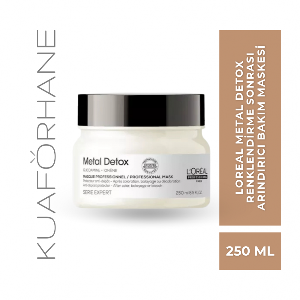 LOREAL METAL DETOX RENKLENDİRME SONRASI ARINDIRICI BAKIM MASKESİ 250 ML
