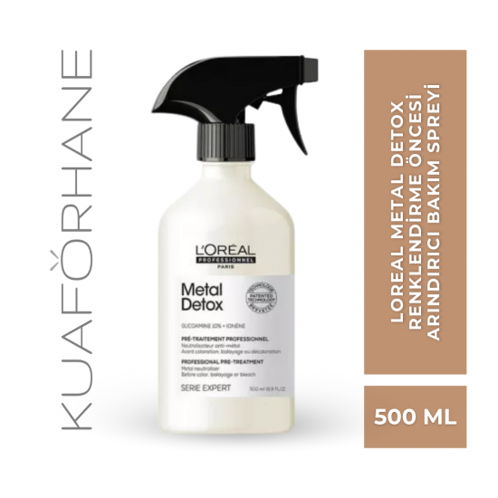 LOREAL METAL DETOX RENKLENDİRME ÖNCESİ ARINDIRICI BAKIM SPREYİ 500 ML