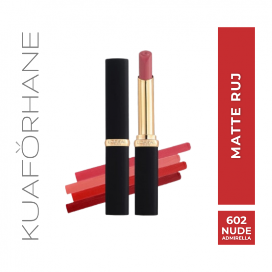 LOREAL PARIS COLOR RICHE INTENSE VOLUME MATTE RUJ - 602 NUDE ADMIRALLE