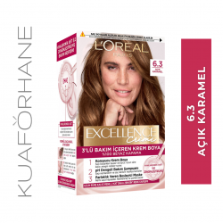 LOREAL PARIS EXCELLENCE CREME 6.3 AÇIK KARAMEL SAÇ BOYASI