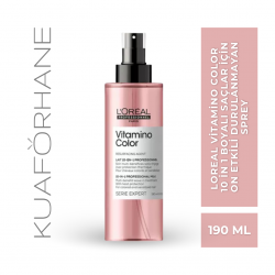 LOREAL VİTAMİNO COLOR  10 in 1 BOYALI SAÇLAR İÇİN 10 ETKİLİ DURULANMAYAN SPREY 190 ML