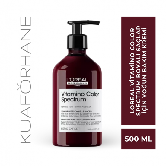 LOREAL VİTAMİNO COLOR SPECTRUM BOYALI SAÇLAR İÇİN YOĞUN BAKIM KREMİ 500 ML