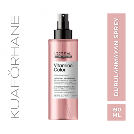 LOREAL VİTAMİNO COLOR  10 in 1 BOYALI SAÇLAR İÇİN 10 ETKİLİ DURULANMAYAN SPREY 190 ML