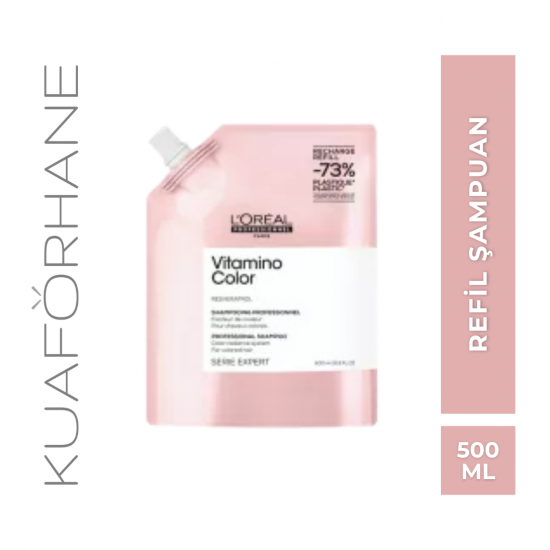 LOREAL VİTAMİNO COLOR  BOYALI SAÇLAR İÇİN RENK KORUYUCU ŞAMPUAN REFİLL 500 ML