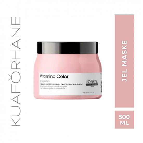 LOREAL VİTAMİNO COLOR  BOYALI SAÇLAR İÇİN RENK KORUYUCU JEL MASKE 500 ML