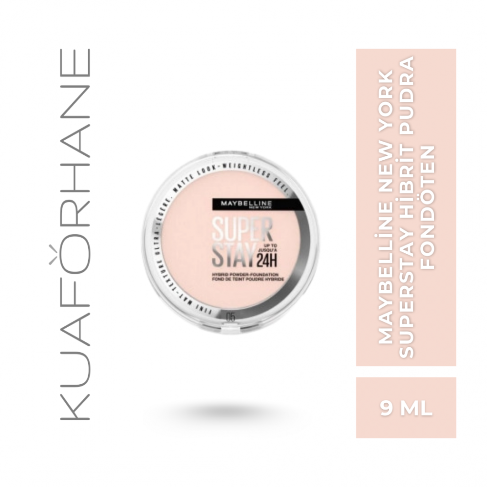 MAYBELLINE NEW YORK SUPERSTAY HIBRIT PUDRA FONDÖTEN 05 9 ML