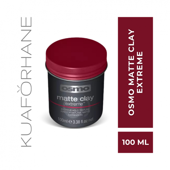 OSMO MATTE CLAY EXTREME İLERİ DÜZEYDE SERT VE MAT KİL BAZLI WAX 100 ML