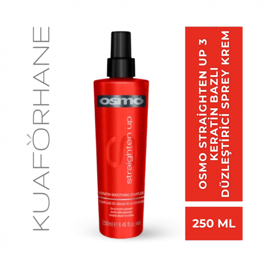 OSMO STRAİGHTEN UP 3 KERATİN BAZLI DÜZLEŞTİRİCİ KREM SPREY 250 ML