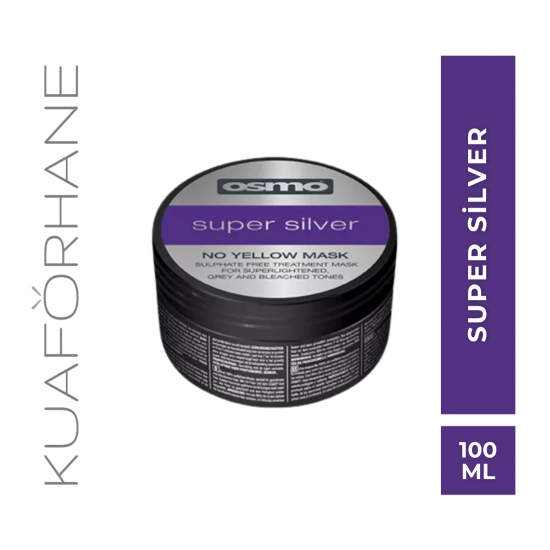 OSMO SÜPER SILVER NO YELLOW MASK  MOR TONLAMA VE BAKIM MASKESİ 100 ML