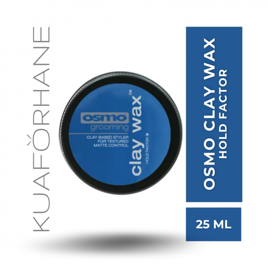 OSMO CLAY WAX DOĞAL GÖRÜNÜM VE MAT SONUÇ SAĞLAYAN KİL BAZLI SERT WAX 25 ML