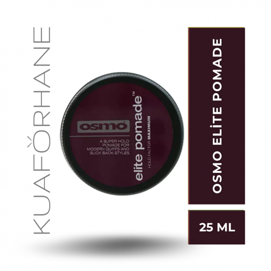 OSMO ELİTE POMADE GÜÇLÜ TUTUCU PARLAK SAÇ ŞEKİLLENDİRİCİ KREM WAX 25 ML