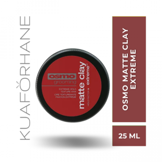 OSMO MATTE CLAY EXTREME İLERİ DÜZEYDE SERT VE MAT KİL BAZLI WAX 25 ML