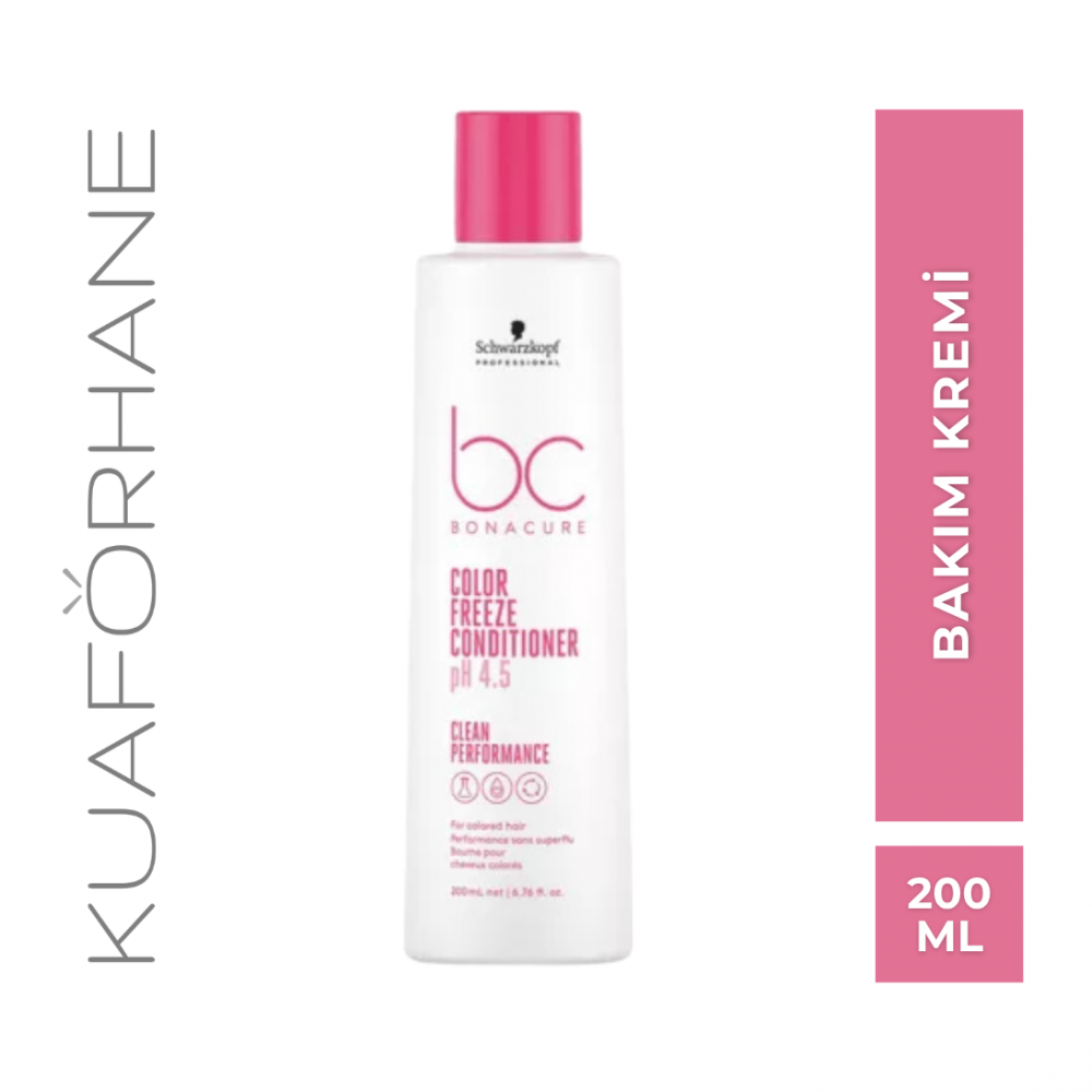 SCHWARZKOPF BC BONACURE COLOR FREEZE RENK KORUMA BOYALI  SAÇLAR İÇİN BAKIM KREMİ 200 ML