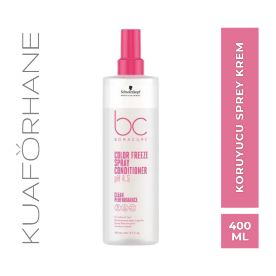 SCHWARZKOPF BC BONACURE COLOR FREEZE RENK KORUMA BOYALI  SAÇLAR İÇİN RENK KORUYUCU SPREY KREM 400 ML