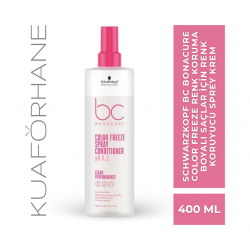 SCHWARZKOPF BC BONACURE COLOR FREEZE RENK KORUMA BOYALI  SAÇLAR İÇİN RENK KORUYUCU SPREY KREM 400 ML