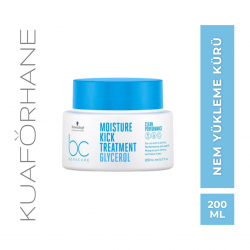 SCHWARZKOPF BC BONACURE MOISTURE KICK KURU SAÇLAR İÇİN NEM YÜKLEME KÜRÜ 200 ML