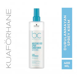 SCHWARZKOPF BC BONACURE MOISTURE KICK KURU SAÇLAR İÇİN NEM YÜKLEME DURULANMAYAN SPREY KREM 400 ML