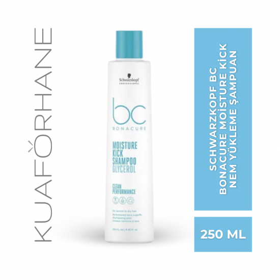 SCHWARZKOPF BC BONACURE MOISTURE KICK KURU SAÇLAR İÇİN NEMLENDİRİCİ ŞAMPUAN 250 ML