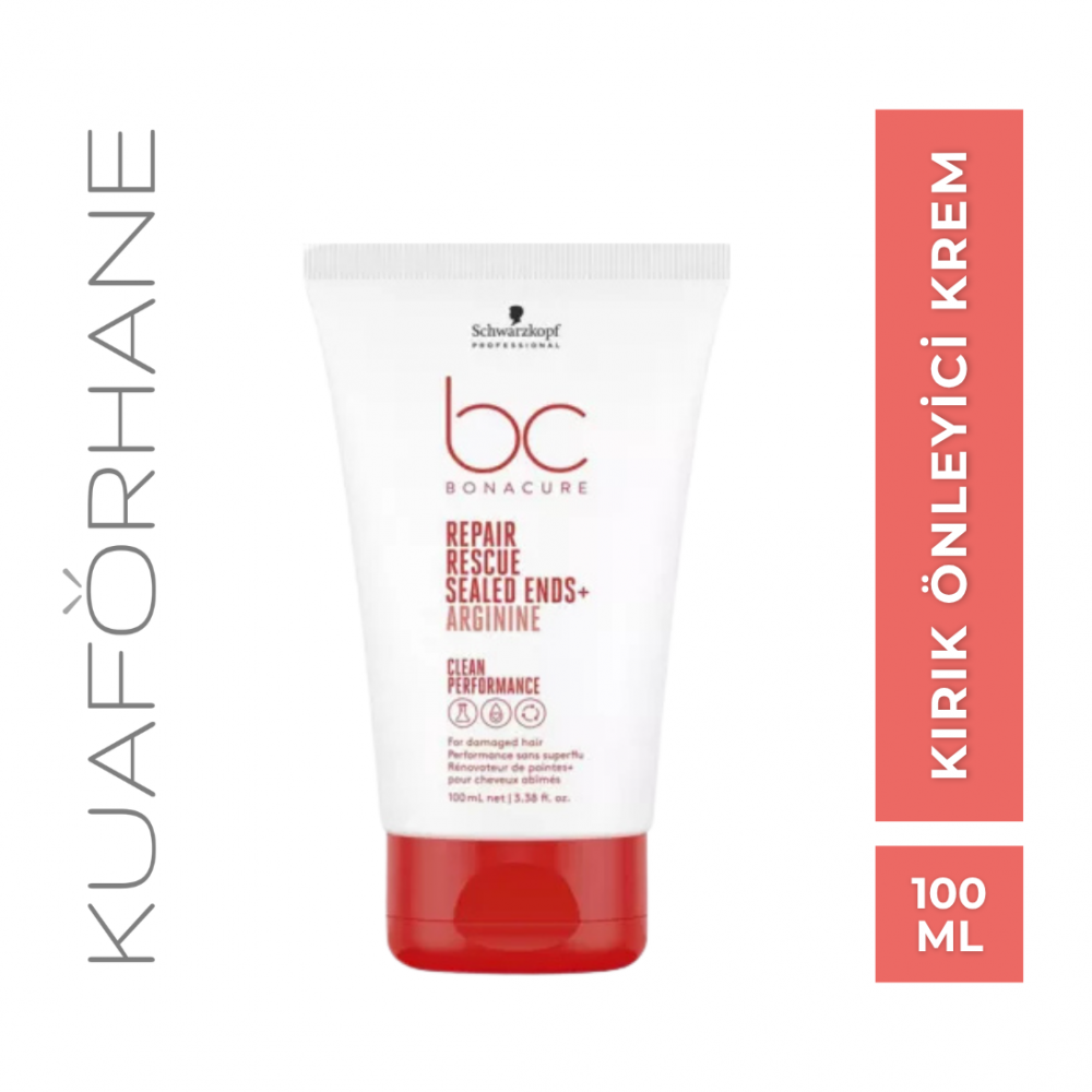 SCHWARZKOPF BC BONACURE REPAİR RESCUE ACİL KURTARMA DURULANMAYAN KIRIK UÇ ÖNLEYİCİ KREM 100 ML